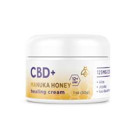 CBD Healing Cream w/ Manuka Honey 125 MG 1 oz.