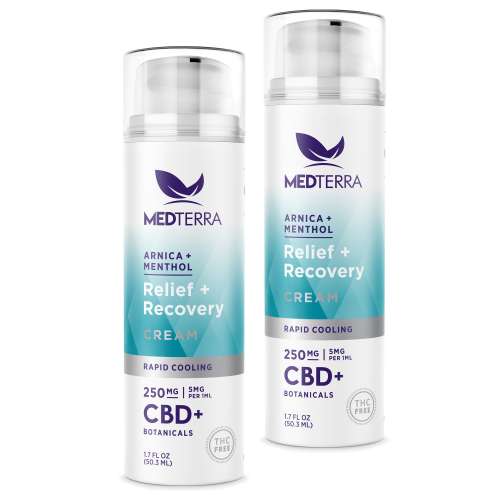 Recovery CBD Cream Rapid Cooling Pain Relief  1.7 FL oz.