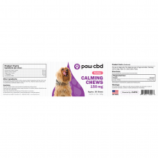CBD Calming Soft Chews for Dogs 30 Count 3.7 oz.