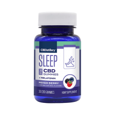 Broad Spectrum CBD Sleep Aid Gummies  Melatonin  30 Count 30mg 